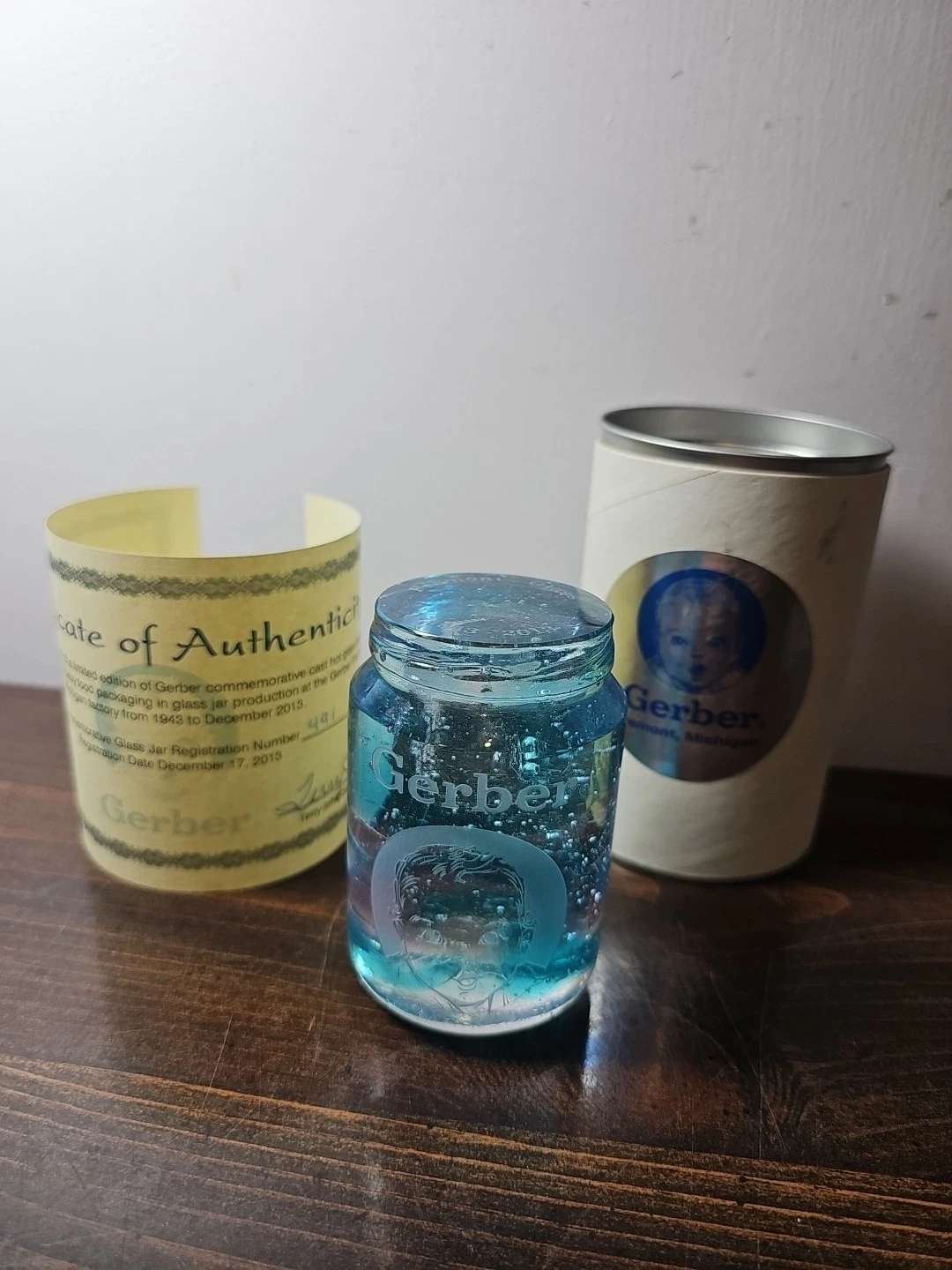 Vintage Limited Edition Gerber Commemorative Cast Hot Glass Baby Food Jar 70 yrs
Opens in a new wind
