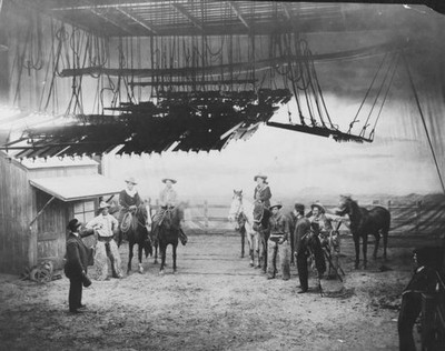 Filming A Broncho Billy Movie At Essanay Studios Chicago Ca 1915  - Old Photo