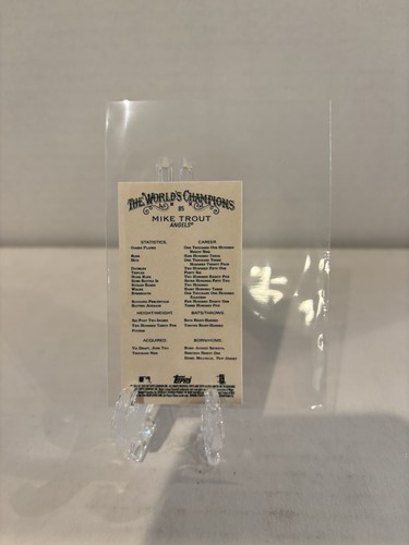 2020 Topps Allen & Ginter's - Mike Trout #85 Mini - Picture 2 of 2