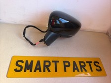 Nissan Micra MK5 K14 Passenger Side Electric Power Folding Wing Mirror In Black