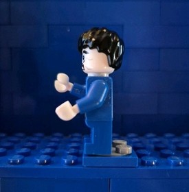 LEGO Bizarro Minifigure Short Legs Super Heroes Mighty Micros 76068 No Cape