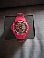 Casio G-Shock AW-591SC Mod | Rot/Schwarz | Aufbereitet 2025 | Neuwertiges Band
