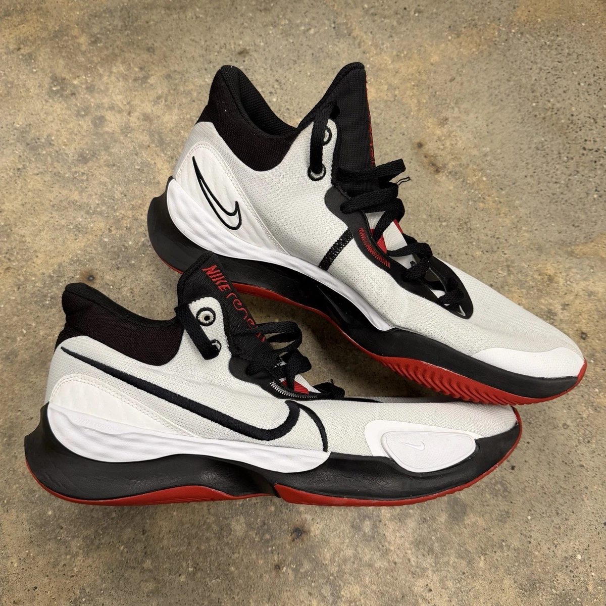 Nike Renew Elevate 3 Pure Platinum Black Red  Shoes Mens Size 10 Excellent Nike Renew Elevate 3 Pure Platinum Black Red | Mercari main image 2