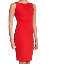 Vince Camuto Sz 10 Scarlet Red Kors Sleeveless Dress