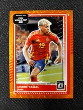 LAMINE YAMAL Orange Velocity Lazer #/199 SPAIN 2025 Panini FIFA World Cup Soccer