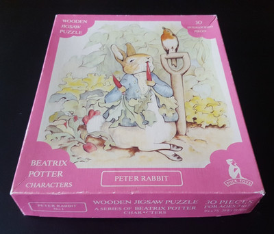 Beatrix Potter Peter Rabbit 30 Teile Holzpuzzle Puck Toys Nr1. Alter 3-7.