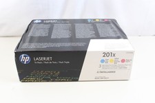 HP 201X Magenta Cyan Yellow Toner Cartridge Tri-Pack CF253XM Original NEW SEALED