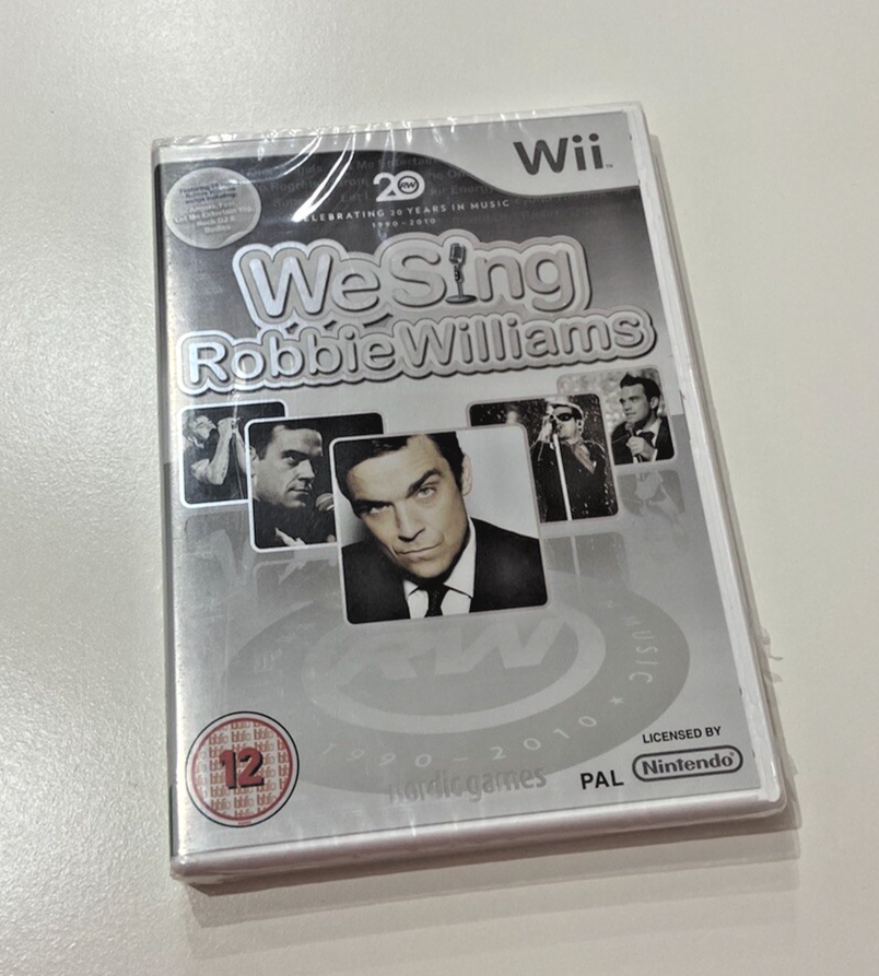 Nintendo Wii Spiel We Sing Robbie Williams 20 Years Music Sparpreis NEU OVP