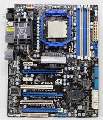 ASRock 890FX Deluxe4 AMD 890FX ATX Mainboard Sockel AM3 (#16934)