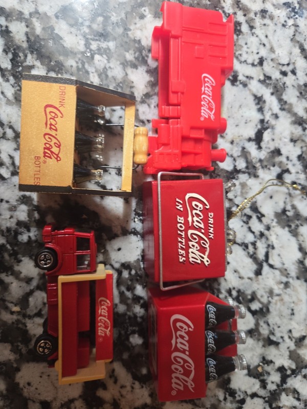 Lot Of (5) Miscellaneous Coca-Cola  Small Knick Knacks. Latest Being 2003