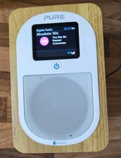 Pure Evoke H3 Portable Digital Radio Bluetooth Oak White SPARES REPAIRS ONLY