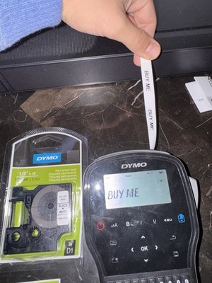 DYMO LabelManager 280 Handheld Label Maker Rechargeable Tested PC Mac Box 3xTape