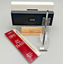 Cross Lustrous Chrome Century Ballpoint Pen 3502  Extra Ink - Near Mint Cond  n