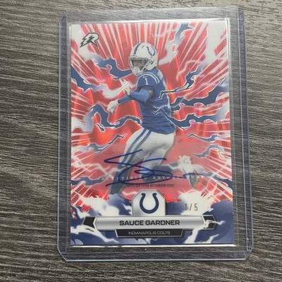 2025 Topps Resurgence Red wave Sauce Gardner Auto  1/5 Error Card WR 