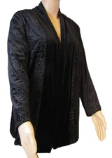 Evening Jacket Black w/Velvet Lapels size 2X (700-302)