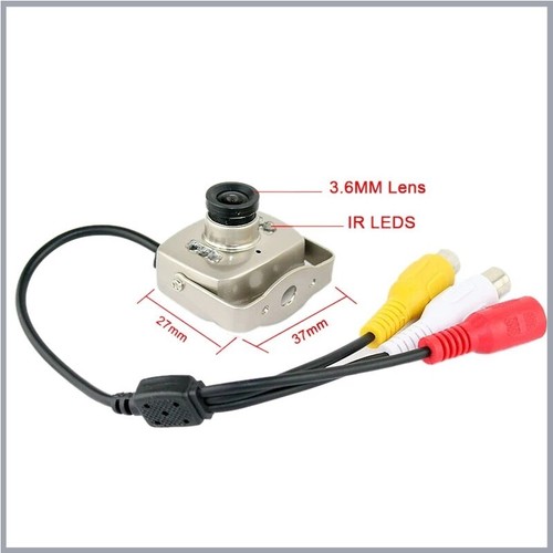 Neu Überwachungskamera Mini LED CMOS 800TVL 1200TVL 3,6MM IR CCTV - Bild 8 von 8