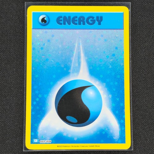Basic Water Energy - 033/034 - Holo - TCG Classic Blastoise - Pokemon - NM/M