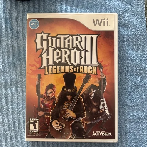 🔥Guitar Hero III: Legends of Rock - Nintendo Wii (TESTED, COMPLETE)🔥