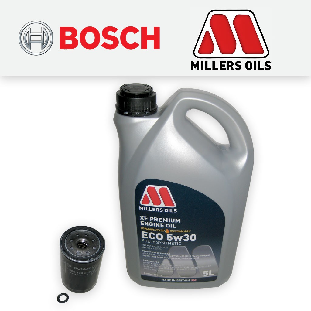 SERVICE KIT for FORD FIESTA MK4 MK5 1.6 16V OIL FILTER +PREMIUM OIL (1996-2002)