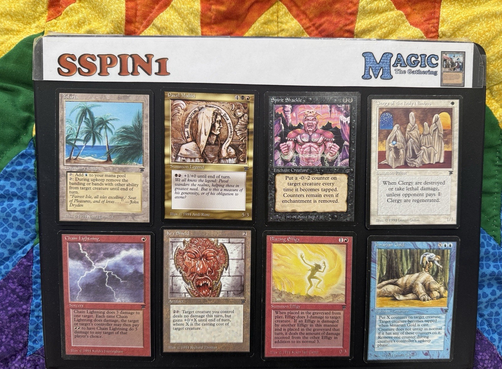 MTG Chain Lightning - Tolaria-Legends - Bonus 6 Other Legends