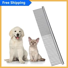 Durable Dog and Cat Grooming Comb – Professional Tool for Long-Haired Pets