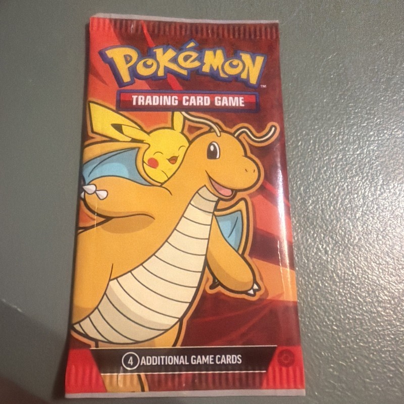Sealed Dragons McDonalds Booster Pack Pokemon Cards 2024 Rare Promo Booster Pack