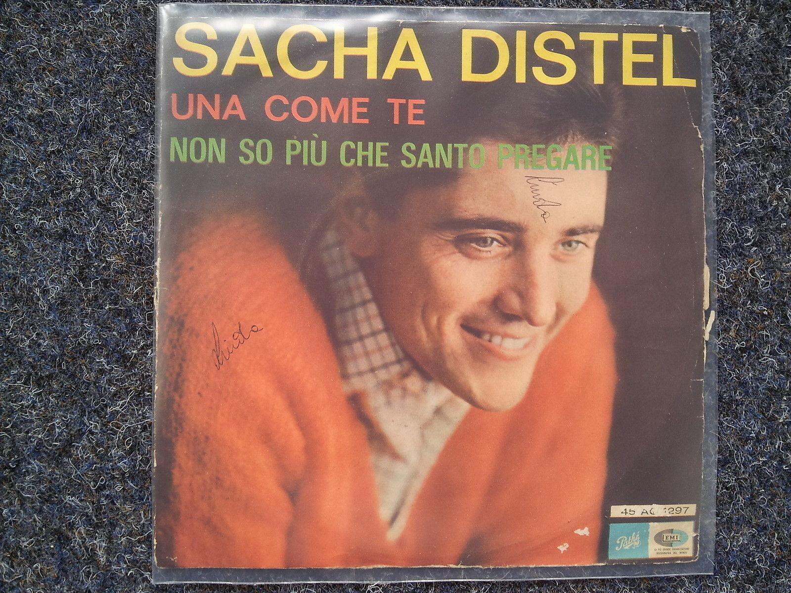 7"" Single Vinyl Sacha Distel - Una come te SUNG IN ITALIAN