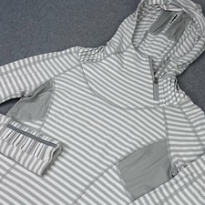 Lululemon Run Back On Track Long Sleeve Pullover Women Sz 6 Striped Running