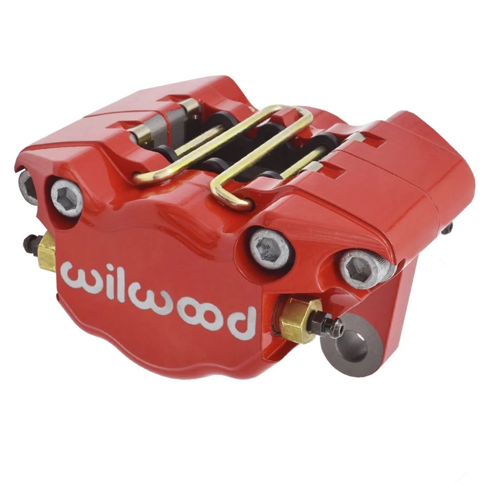 Empi 16-2526-R VW Bug, Ghia Red Wilwood Juego de 2 pinzas de pistón con almohadillas, par Foto 3 de 3