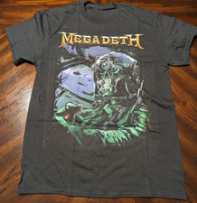 Megadeth 2023 Helicoptor Vic Crush the World Canada tour T Shirt UR377
