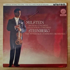 ED1 MILSTEIN Dvorak Glazounov CAPITOL SP-8382 FDS VINYL FULL SPECTRUM STEREO LP