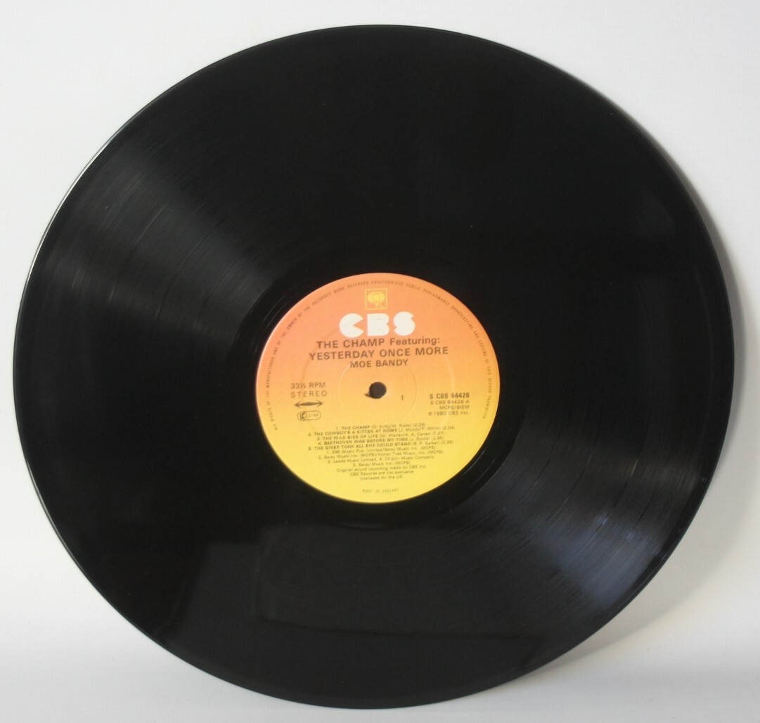 Moe Bandy ‎– The Champ - 1980 Vinyl LP - S CBS 84426 - EX