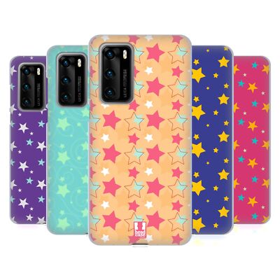 HEAD CASE DESIGNS STARS PATTERNS SOFT GEL CASE FOR HUAWEI PHONES 4