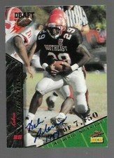 1995 KELVIN ANDERSON Signed Card CFL HOF AUTOGRAPH CERTIFIED FROM PACK