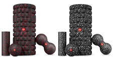 Hop-Sport Massagebälle set Faszienrolle set ...