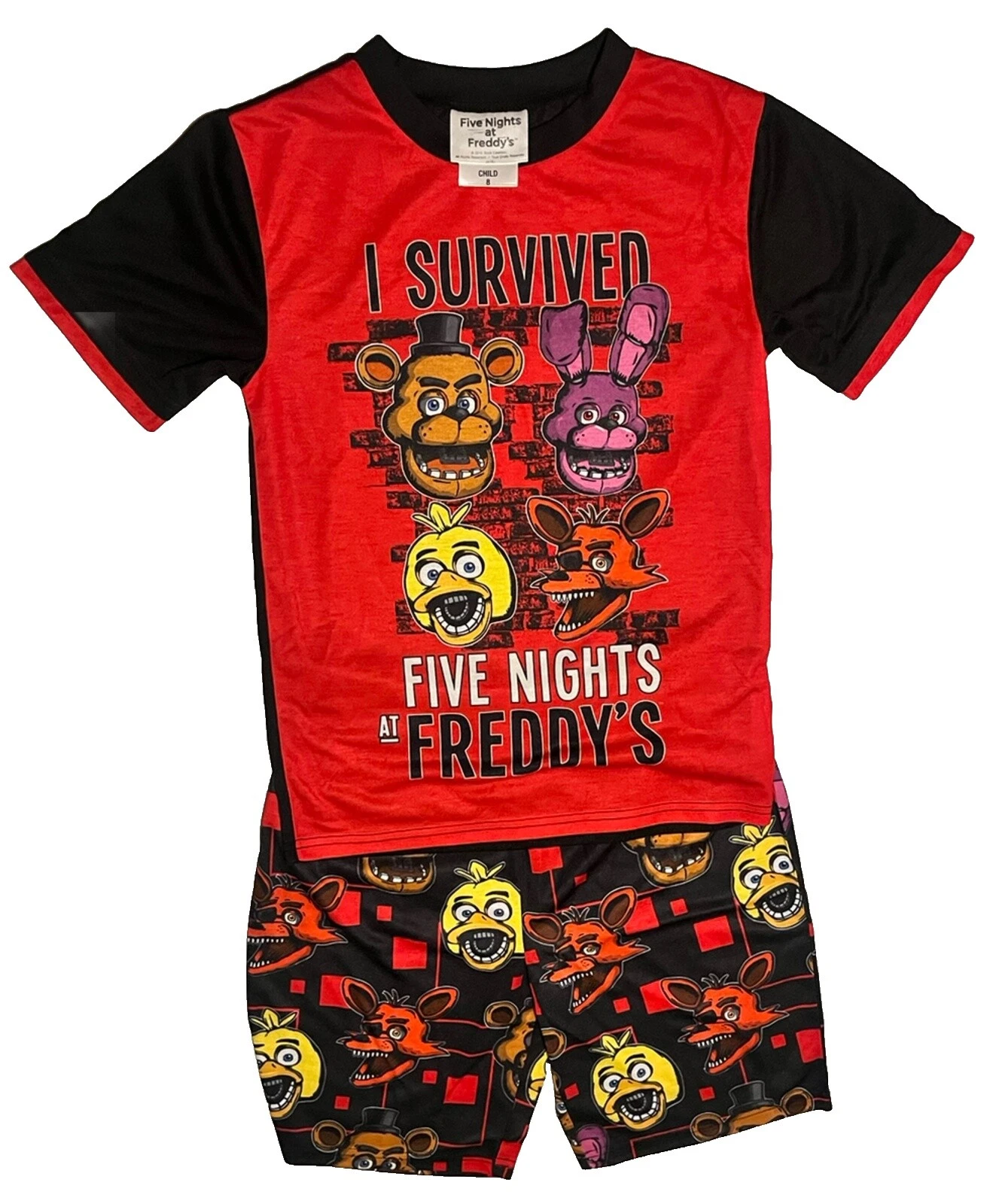 Five Nights at Freddy's 8 Tamaño ropa de dormir para niños