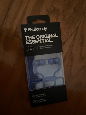 Skullcandy Ink'd The Original Essential Earbuds w/ Microphone, Blue, S2IMY