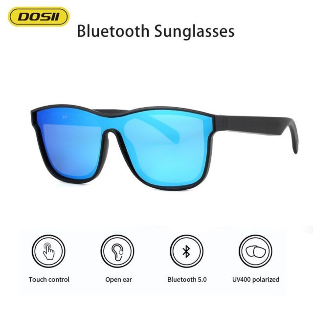 Smart Glasses Hands Free Wireless Bluetooth Call Audio Polarized Sunglasses Men