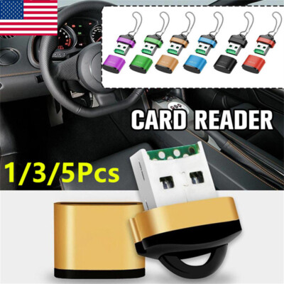 1-5X Universal Memory Card Reader To USB 2.0 Adapter for Micro SD SDHC SDXC TF