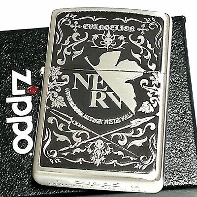 Zippo Evangelion NERV Limited Edition silver Japan JP free Zippo Evangelion NERV Limited Edition silver Japan JP free
