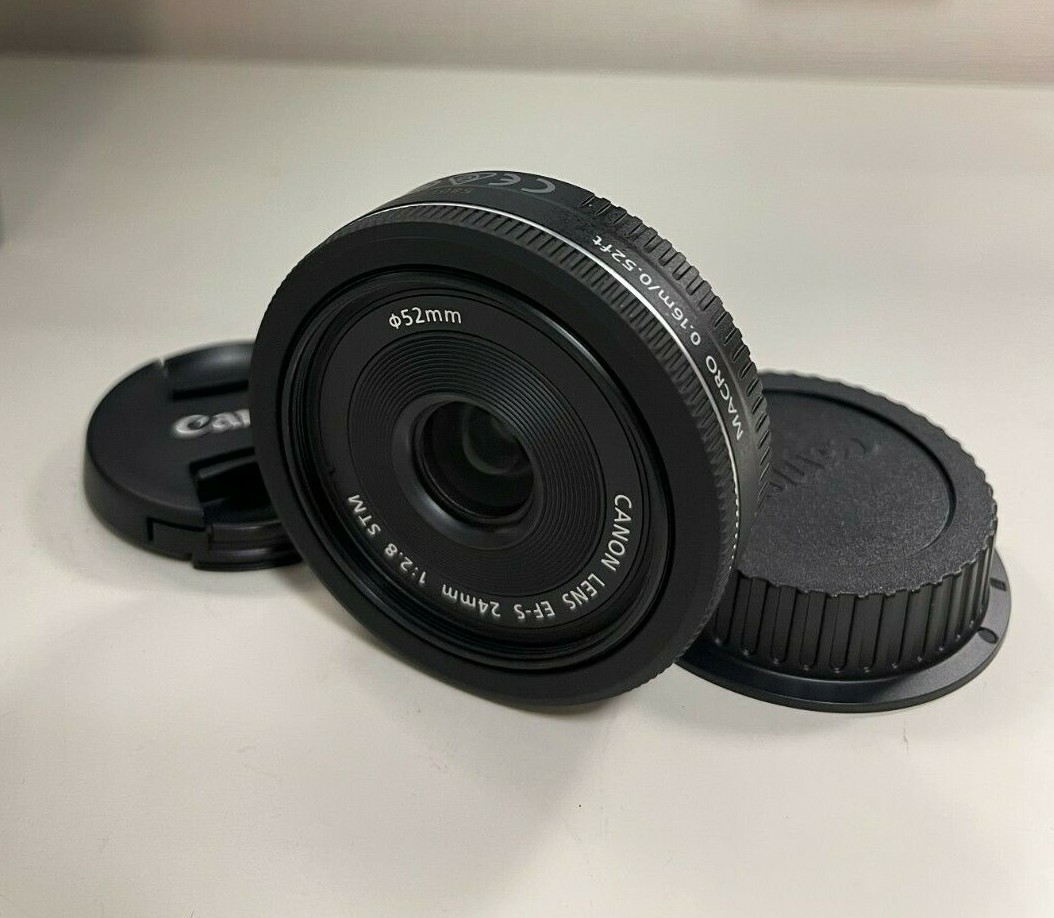 【美品】EF-S24mm F2.8 STM Canon EF S24mm F2.8 STM Standard Prime Lens for EOS DSLR