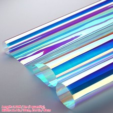Adesivi Per Vetri Trasparenti Colorati A Forma Di Arcobaleno Per DIY