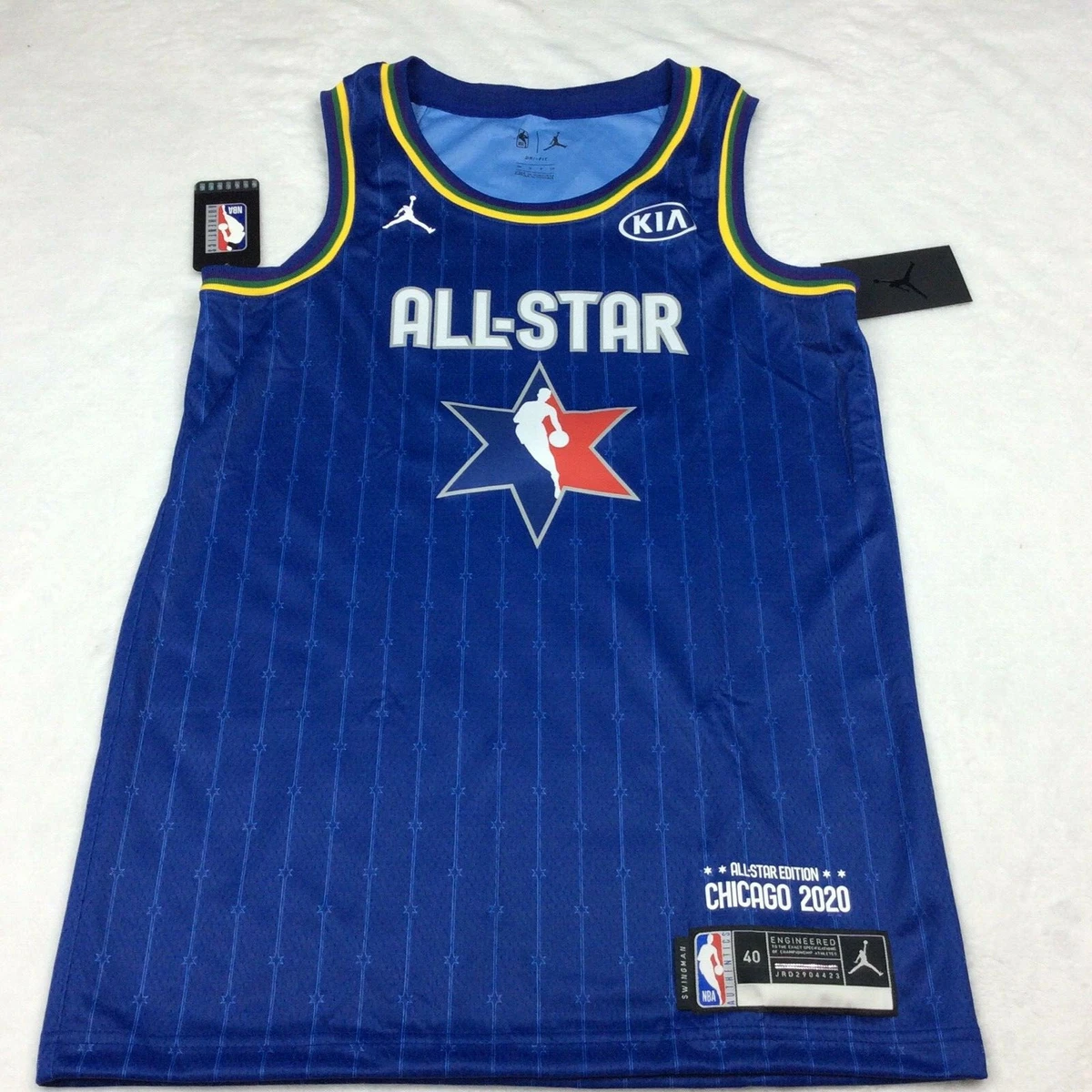 Jordan James Harden All Star Game Blue Swingman Finished Jersey