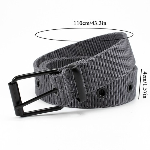 Men Army Military Tactical Belt Nylon Canvas Waist Belt Casual Jeans Waistban - Picture 3 of 22