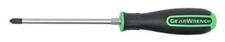 GearWrench 82698 #3 x 6" Phillips Green Dual Material Screwdriver with Hex Bolst
