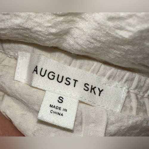 August Sky Women’s Embroidered Geometric Tier Dress Size S - Picture 6 of 8