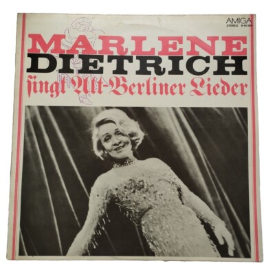 Marlene Dietrich Marlene Dietrich Singt Alt-Berliner Lieder Amiga Vinyl LP