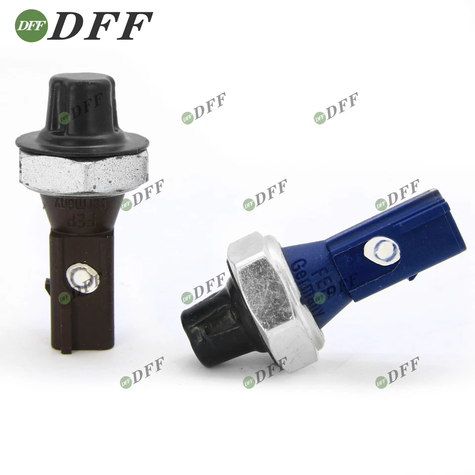 Juego de interruptores de presión de aceite marrón y azul OEM para Audi A4 Q5 TT VW Jetta Foto 4 de 4