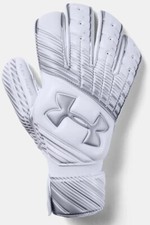 Under Armour Magnetico Premier GoalKeeper Gloves White Silver Sz 12 1305519-102