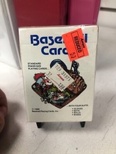 BASEBALL  Sealed  PLAYING CARDS c.1989 Made In USA